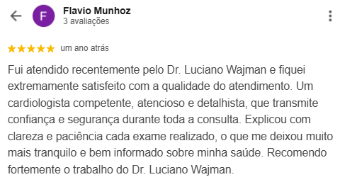 Avaliação de paciente